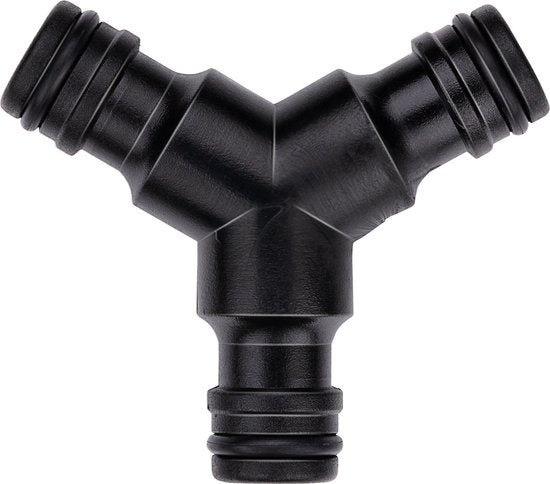 BLACK+DECKER Gartenschlauchkupplung - 3-Wege - 7 x 6 x 2.1 CM - Schwarz Haus & Garten