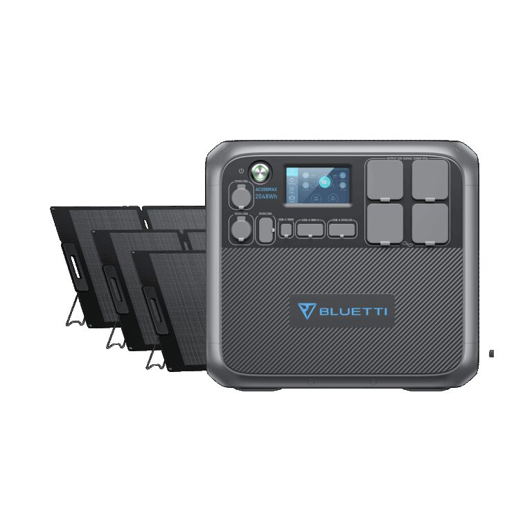 BLUETTI AC200MAX + 3*MP200 Stromgenerator