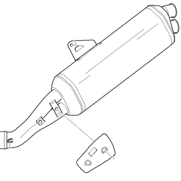 BMW Akrapovic HP Endschalldämpfer HP2 Megamoto (K25) Auspuffanlage