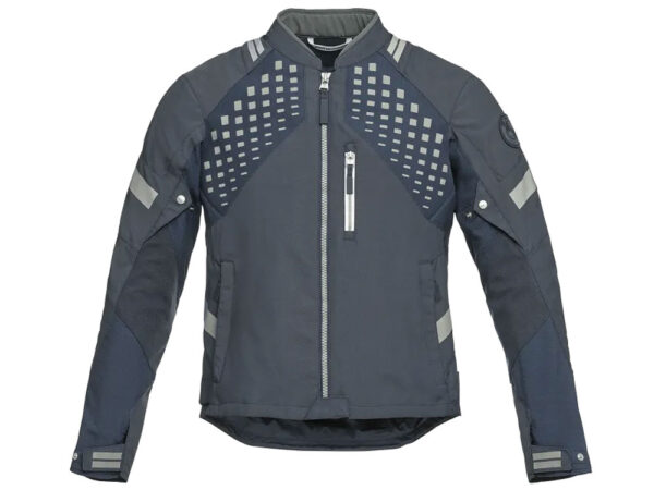 BMW Aravis Air Motorradjacke Herren (grau / blau) Farbe: Grau Größe: 58