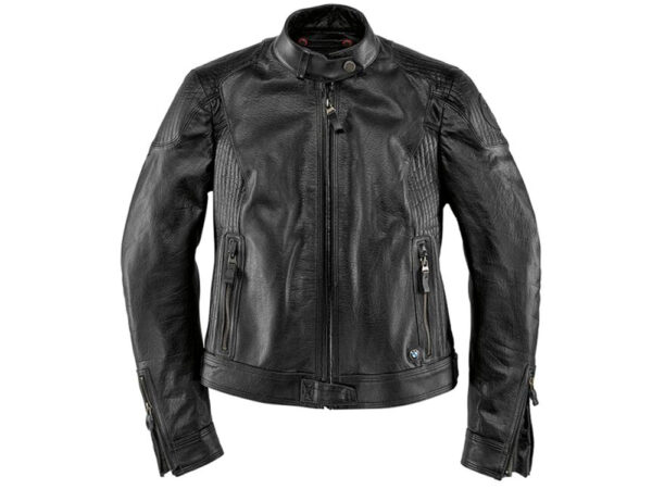BMW BlackLeather Motorradjacke Damen Farbe: Schwarz Größe: 36