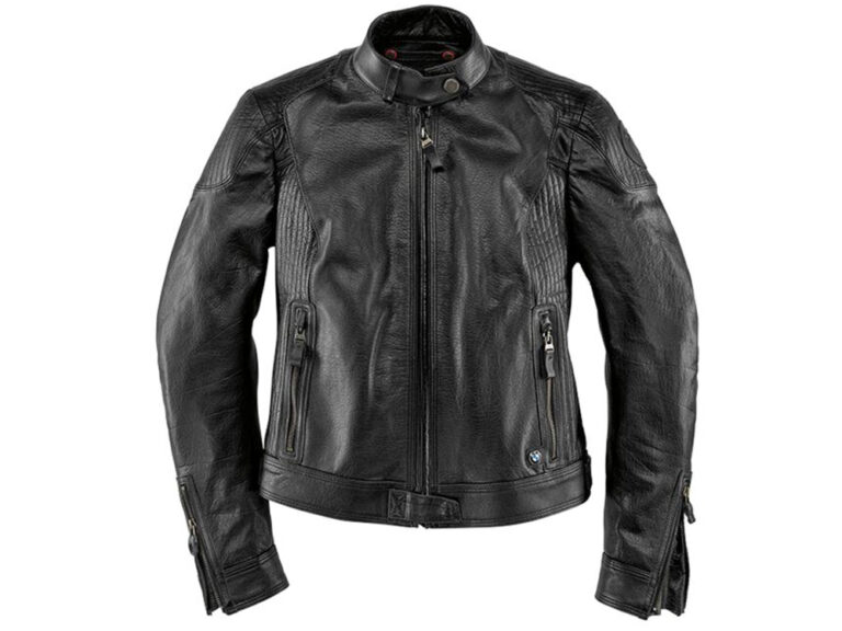 BMW BlackLeather Motorradjacke Damen Farbe: Schwarz Größe: 36