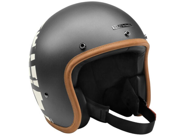 BMW Bowler Gunmetal Integralhelm Farbe: Grau Größe: 60/61 Jethelm