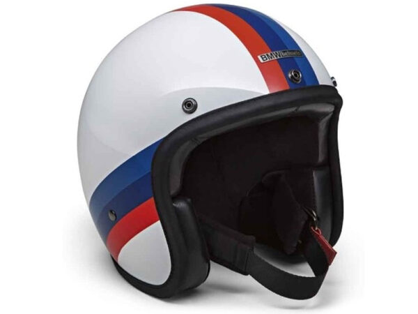 BMW Bowler Jethelm (tricolore) Farbe: Goldfarben|Weiß|Rot|Blau Größe: 55/56