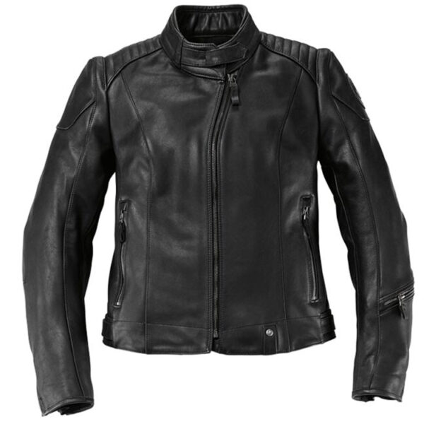 BMW DarkNite Motorradjacke Damen Farbe: Schwarz Größe: 38