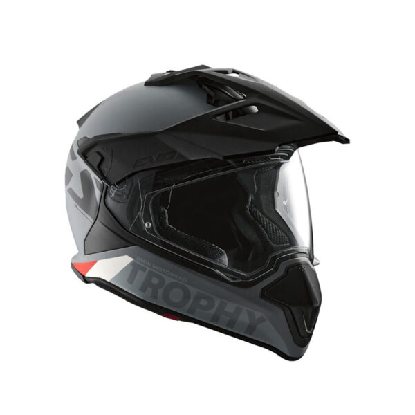 BMW GS Carbon Evo ECE Motorradhelm (Serir) Farbe: Grau Größe: 58/59 Endurohelm