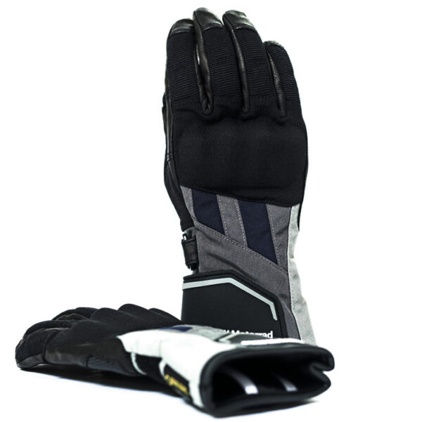 BMW GS Dry Motorradhandschuhe Damen (schwarzblau) Farbe: Schwarz|Blau Größe: 6