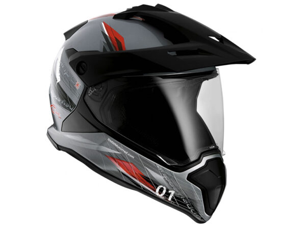 BMW GS Motocross Helm (explore) Farbe: Anthrazit Größe: 60/61 Crosshelm