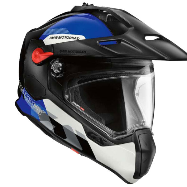 BMW GS Rallye Carbon Enduo Motorradhelm (Trophy) Farbe: Schwarz Größe: 60/61 Crosshelm