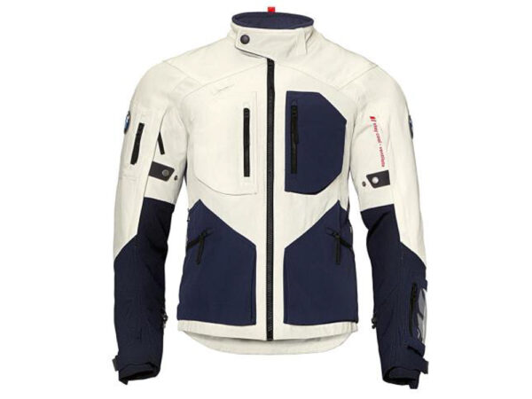 BMW GS Rallye GTX Motorradjacke Herren (nachtblau / weiß) Farbe: Weiß|Blau Größe: 106