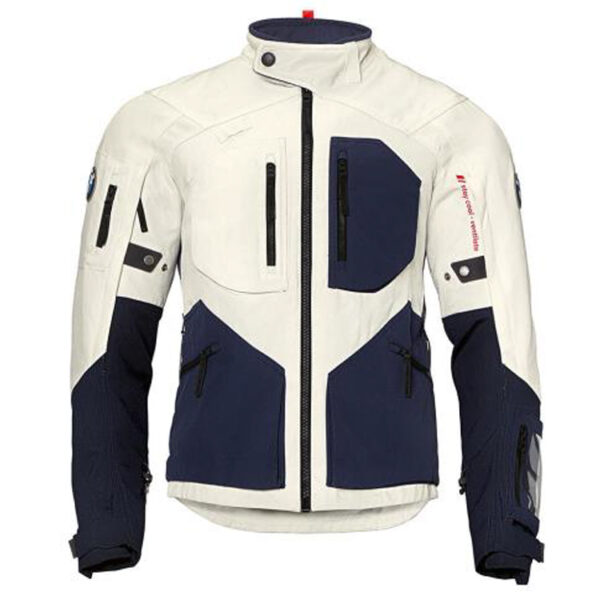 BMW GS Rallye GTX Motorradjacke Herren (nachtblau / weiß) Farbe: Weiß|Blau Größe: 106
