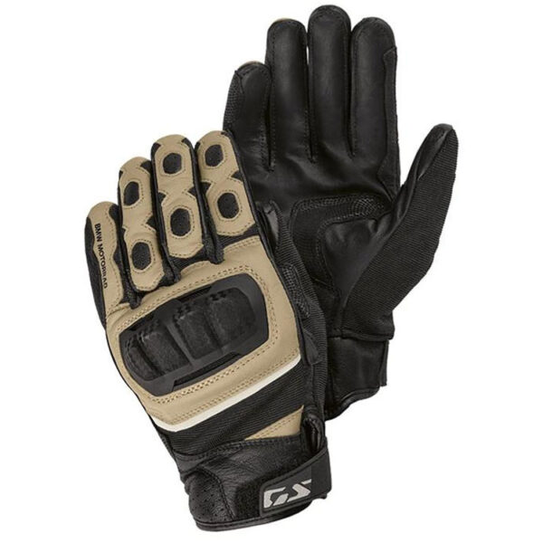 BMW GS Rallye Motorradhandschuhe (sand) Farbe: Schwarz Größe: 12