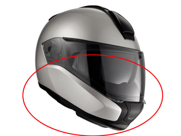 BMW Helm 6/6 Evo Kinnteil (titan/silber met.) Helm Zubehör