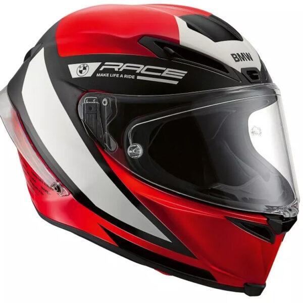 BMW M Pro Race Integralhelm (curbs) Farbe: Schwarz|Weiß|Rot Größe: 61/62