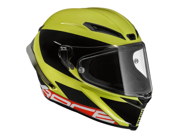 BMW M Pro Race Integralhelm (Slick) Farbe: Gelb Größe: 55/56