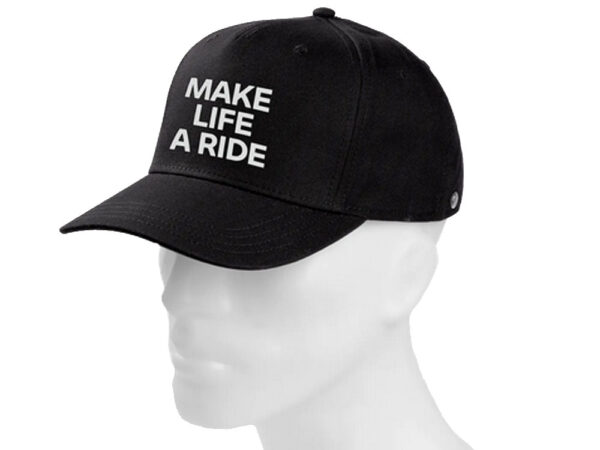 BMW Make Life a Ride Baseballkappe (schwarz)