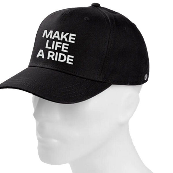 BMW Make Life a Ride Baseballkappe (schwarz)