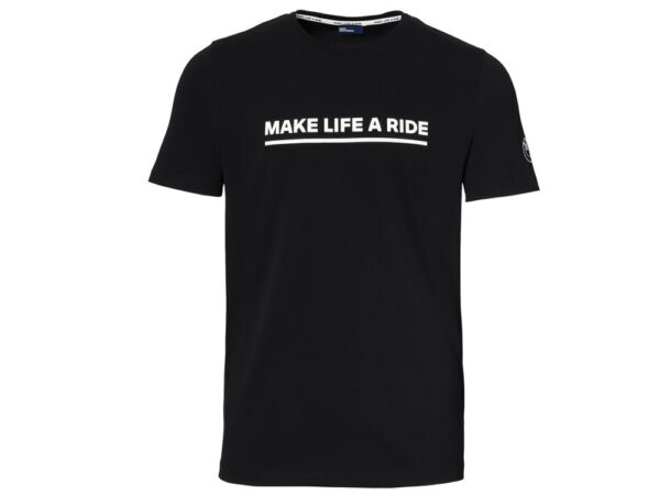 BMW Make Life a Ride T-Shirt Herren Farbe: Schwarz Größe: XXL Freizeitbekleidung