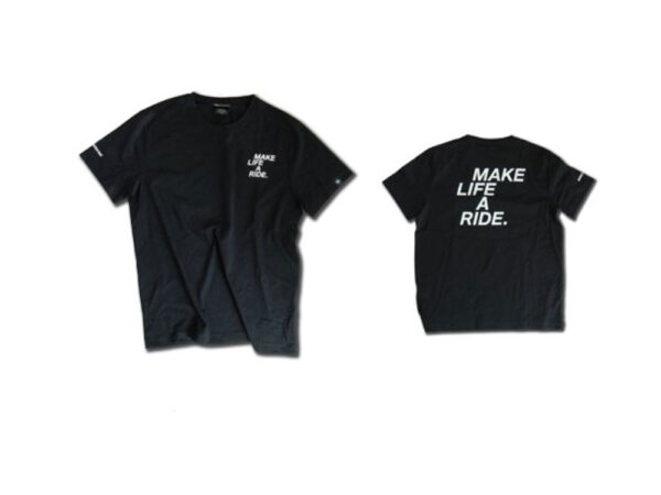 BMW Make Life a Ride T-Shirt Herren (schwarz) Farbe: Schwarz Größe: S Freizeitbekleidung