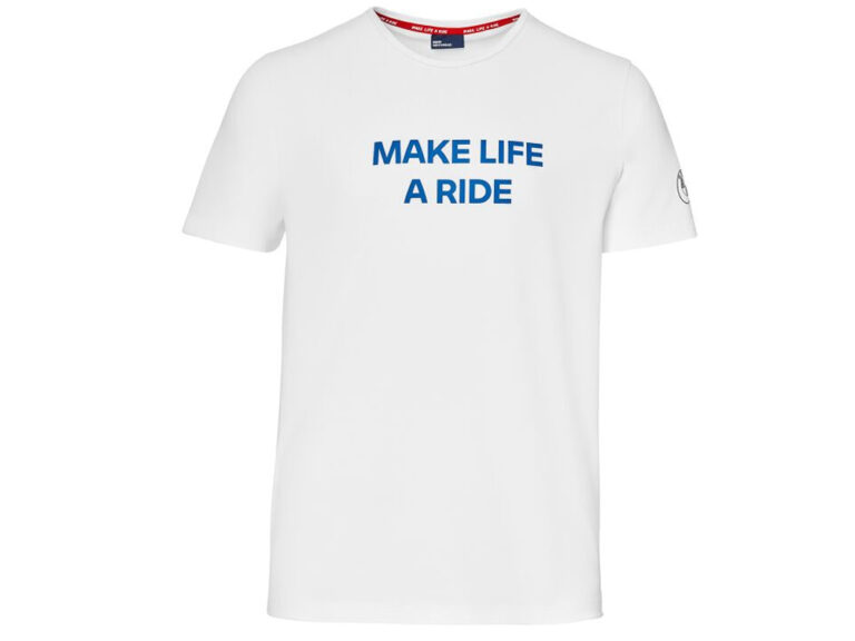 BMW Make Life a Ride T-Shirt Herren (weiß) Farbe: Weiß Größe: 3XL Freizeitbekleidung