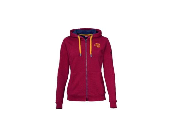 BMW Make Life a Ride Zip-Hoodie Damen (rot) Farbe: Rot Größe: XXL Freizeitbekleidung