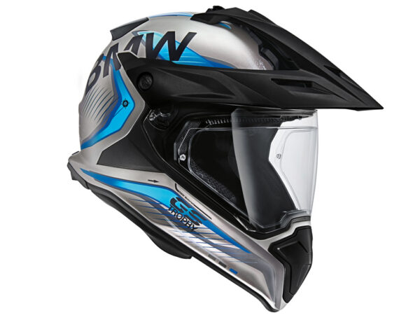 BMW Motocross Helm GS (trophy) Farbe: Grau Größe: 56/57 Crosshelm