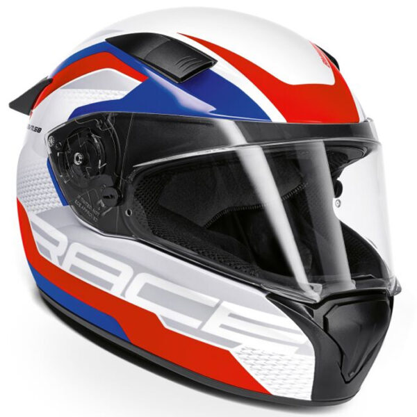 BMW Race Circuit Integralhelm Farbe: Weiß|Grau|Rot|Blau Größe: 52/53