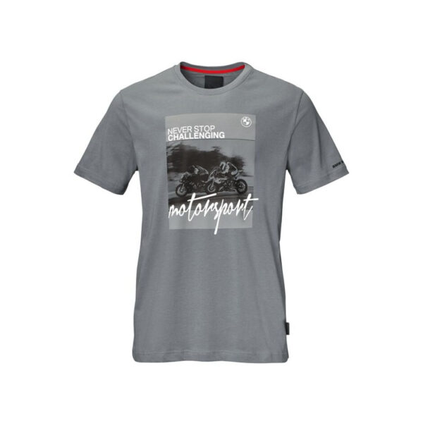 BMW RR T-Shirt Herren (grau) Farbe: Grau Größe: 3XL