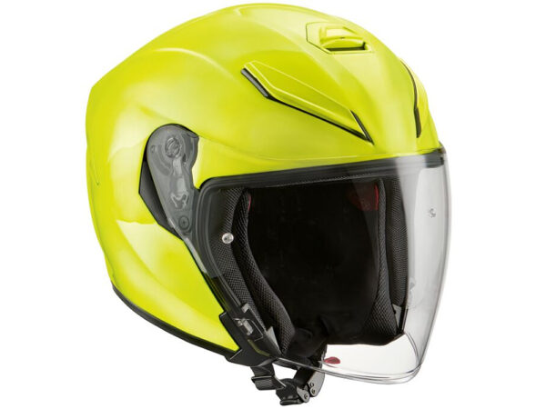 BMW Sau Paulo Motorrad Jethelm (neon) Farbe: Gelb Größe: 63/64 Klapphelm
