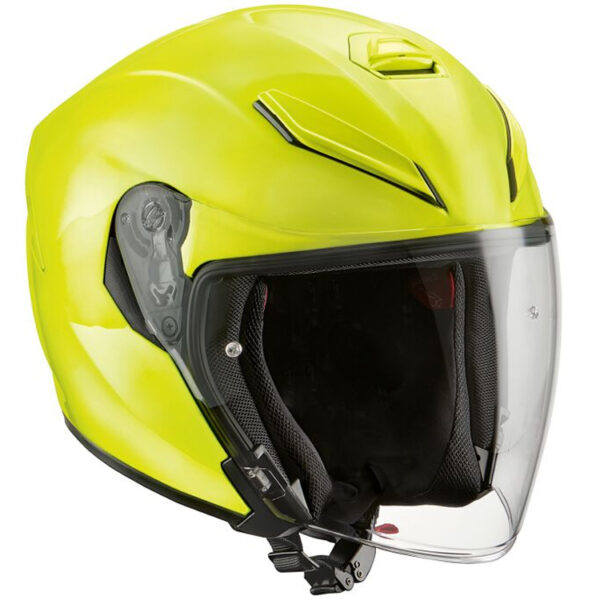BMW Sau Paulo Motorrad Jethelm (neon) Farbe: Gelb Größe: 63/64 Klapphelm