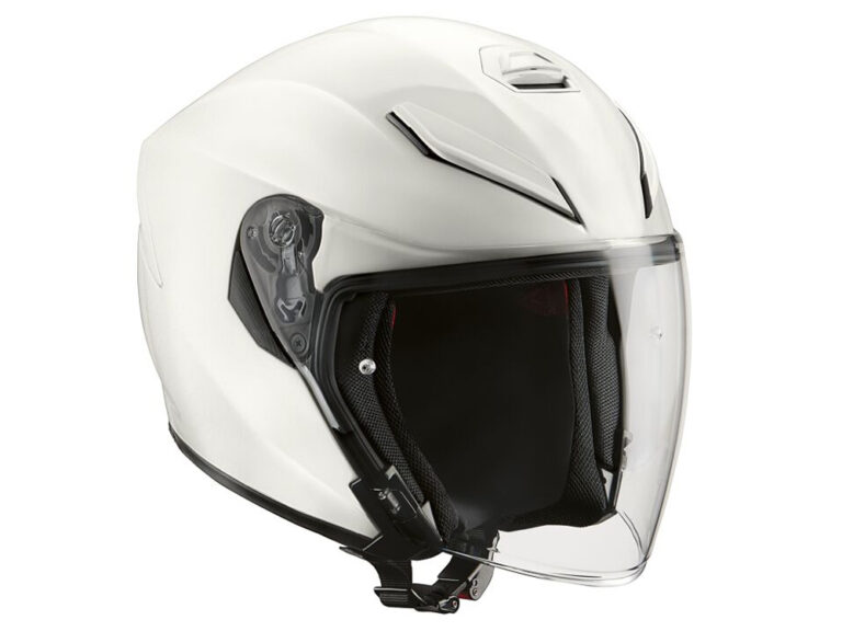 BMW Sau Paulo Motorrad Jethelm (weiß) Farbe: Weiß Größe: 63/64 Klapphelm