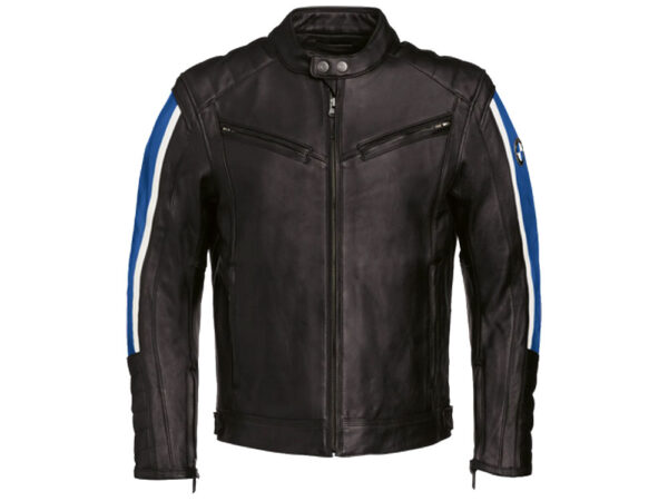 BMW Schwabing Motorradjacke Herren (schwarz / blau) Farbe: Blau Größe: 3XL