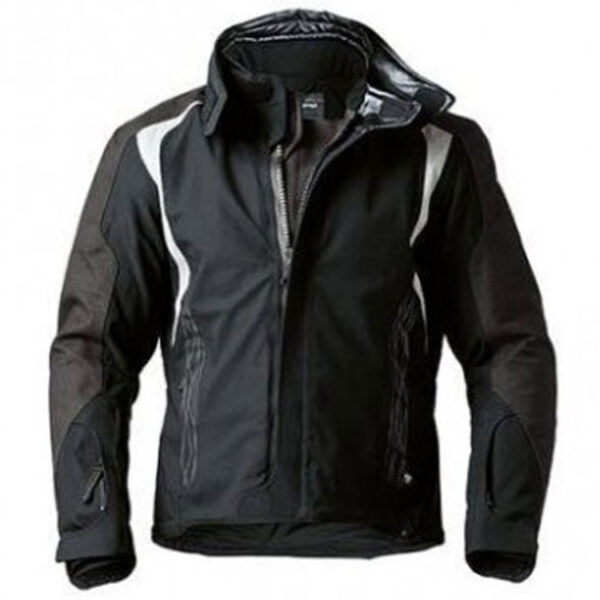 BMW StreetGuard 3 Motorradjacke Herren Farbe: Schwarz|Grau|Orange Größe: 30