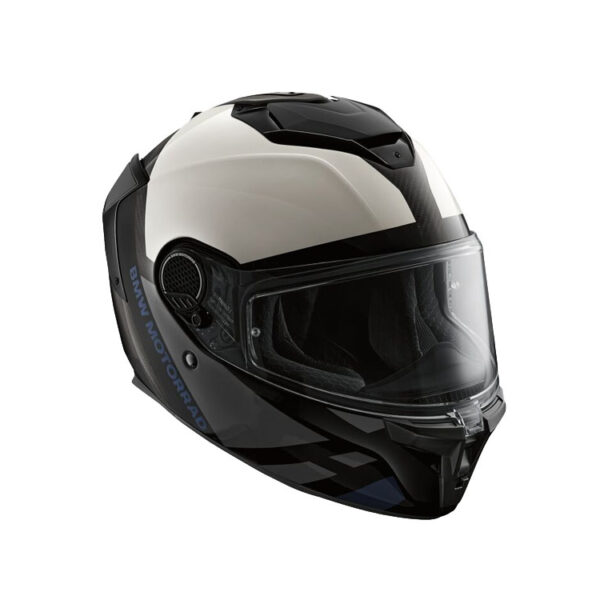 BMW Xomo Carbon Motorradhelm (specter) Farbe: Weiß|Grau Größe: 61/62 Integralhelm