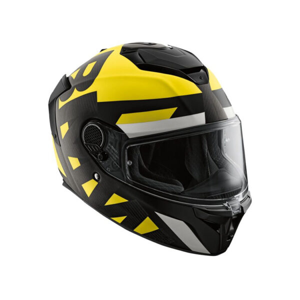 BMW Xomo Carbon Motorradhelm (thunder) Farbe: Schwarz|Gelb Größe: 57/58 Integralhelm