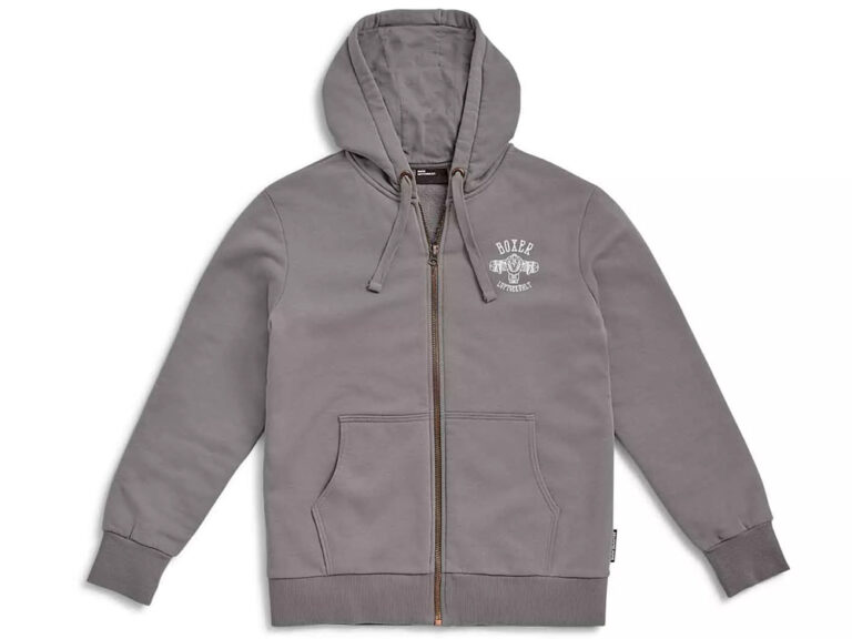 BMW Zip Hoodie Mechaniker Herren Farbe: Grau Größe: XS Freizeitbekleidung