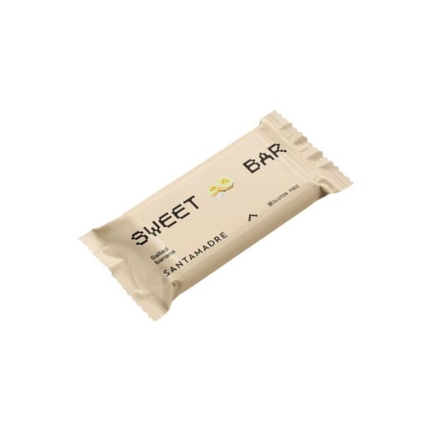 Box mit Santa Madre Banane und Salzkaramell Riegeln 36x60g Ernährung