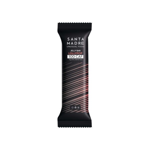 Box mit Santa Madre Gummibärchen-Riegeln 100 Koffein 30x45g Ernährung