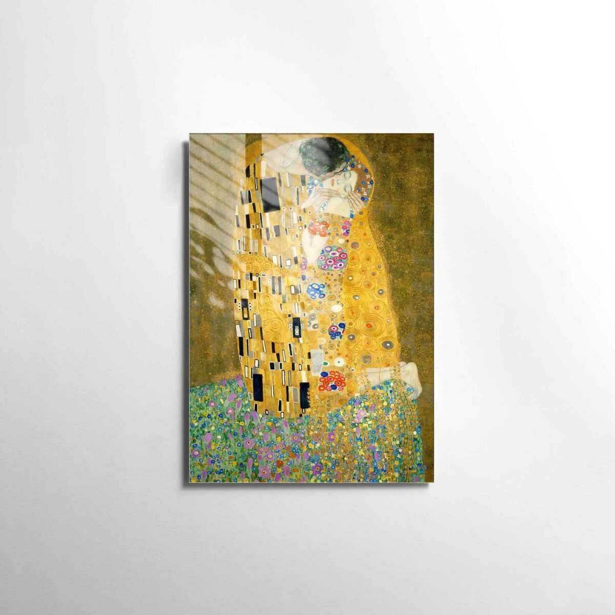 Bozeman Dekoratives Gemälde aus gehärtetem Glas - 50 x 70 cm - Mehrfarbig Wohnen & Kochen