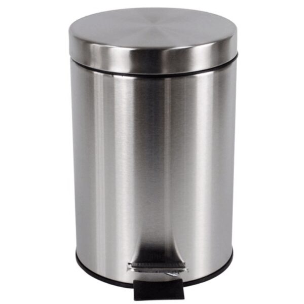 BRASQ Treteimer - 20L - Edelstahl - Silber - 28
