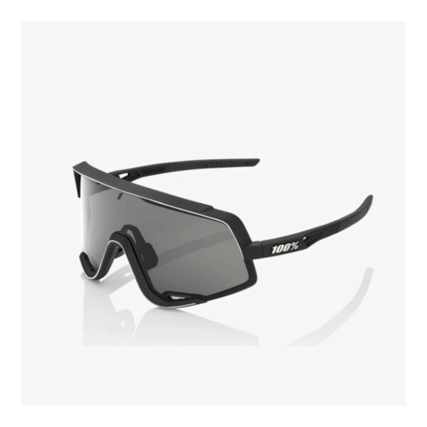Brille 100% Glendale Soft Tact Black Smoke Lens Fahrradbrillen