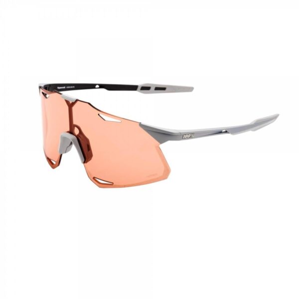 Brille 100% Hypercraft Matte Steingrau - HiPER Coral Gläser Fahrradbrillen