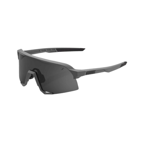 Brille 100% S3 Mattgrau - Rauchglas (Soft Tact Grey - Rauchglas) Fahrradbrillen