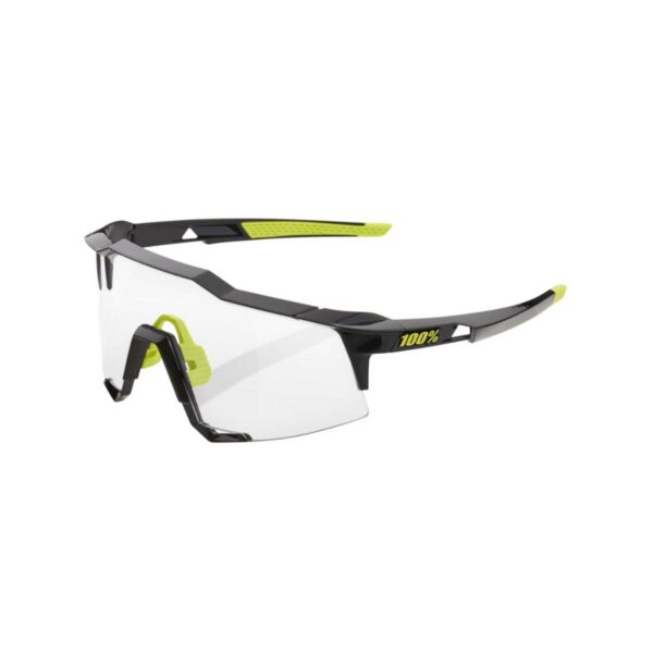 Brille 100% Speedcraft Black Gloss Photochrome Gläser Fahrradbrillen