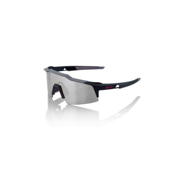 Brille 100% Speedcraft Graphite SL Rauchglas (Rauch) Fahrradbrillen