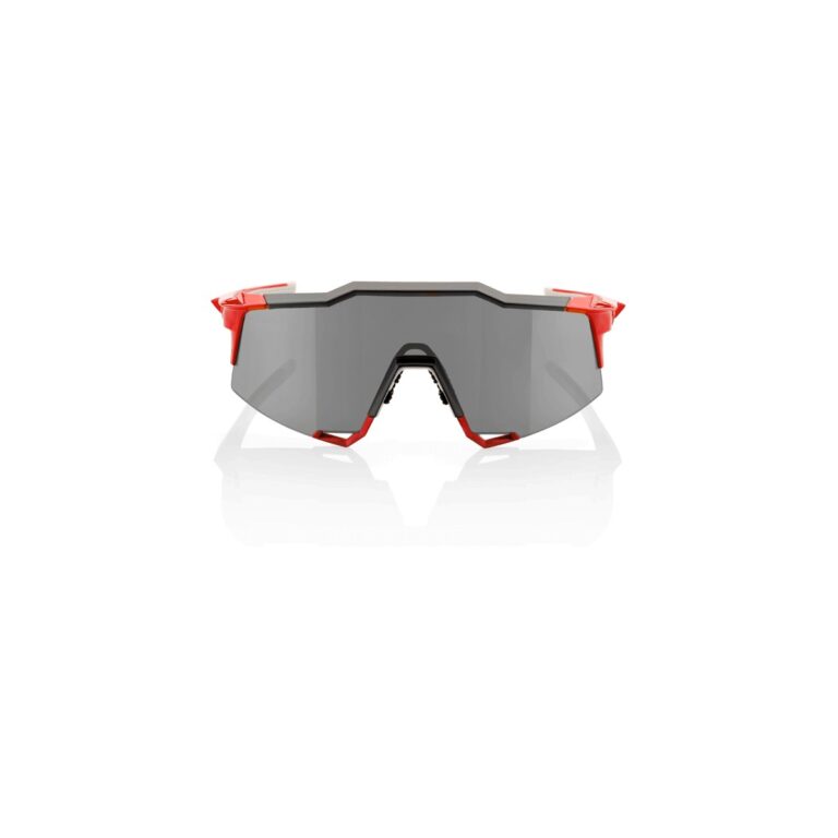 Brille 100% Speedcraft LL Feuerrot / Rauchglas Fahrradbrillen