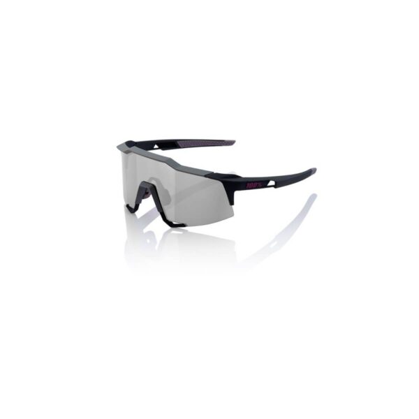 Brille 100% Speedcraft LL Graphit / Rauchglas Fahrradbrillen