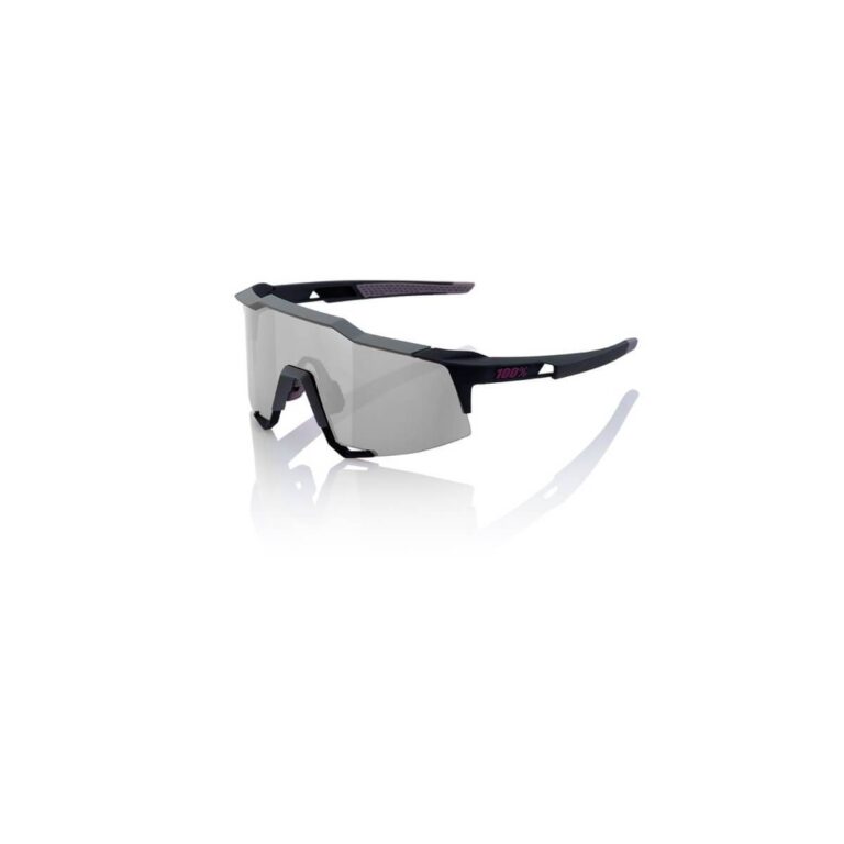 Brille 100% Speedcraft LL Graphit / Rauchglas Fahrradbrillen