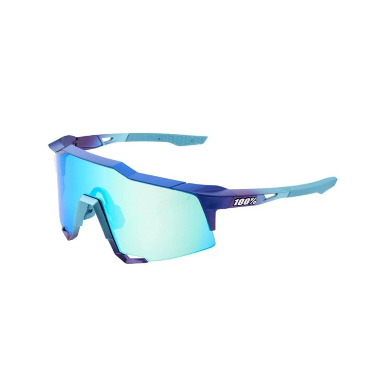 Brille 100% Speedcraft Matte Metallic Into the Fade Topaz Blue Fahrradbrillen