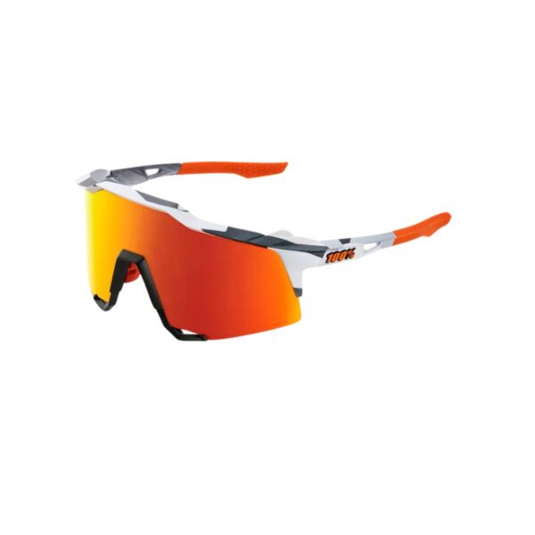 Brille 100% SPEEDCRAFT Soft Tact Grau Weiß Fahrradbrillen